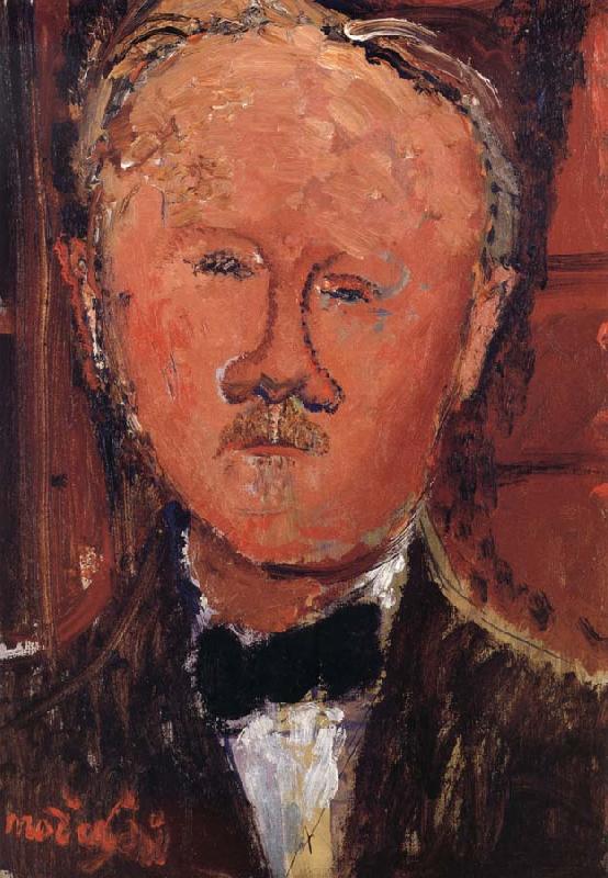 Amedeo Modigliani Portrait de Monsieur cheron oil painting image